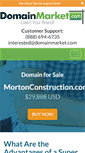 Mobile Screenshot of mortonconstruction.com